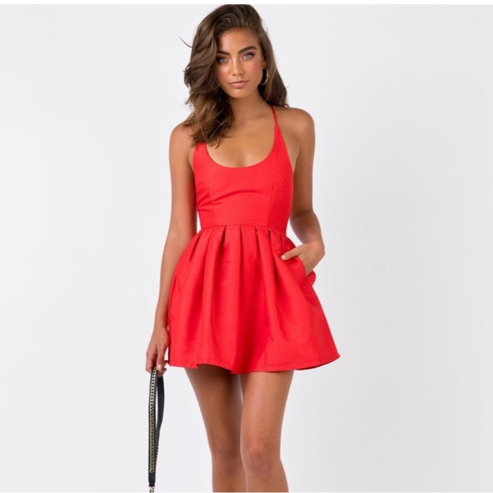 Princess Polly Red Formal Mini Dress